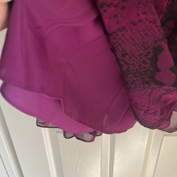 Purple snake/python print dress by White House/Black Market size 2 - Picture 8 of 8